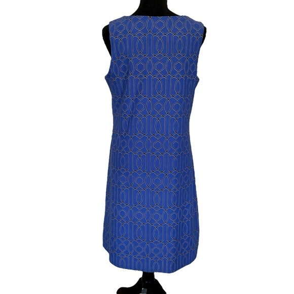 Jude Connally Shift Dress Beth Garden Gate Jude Cloth Periwinkle Size Large New - Picture 3 of 9